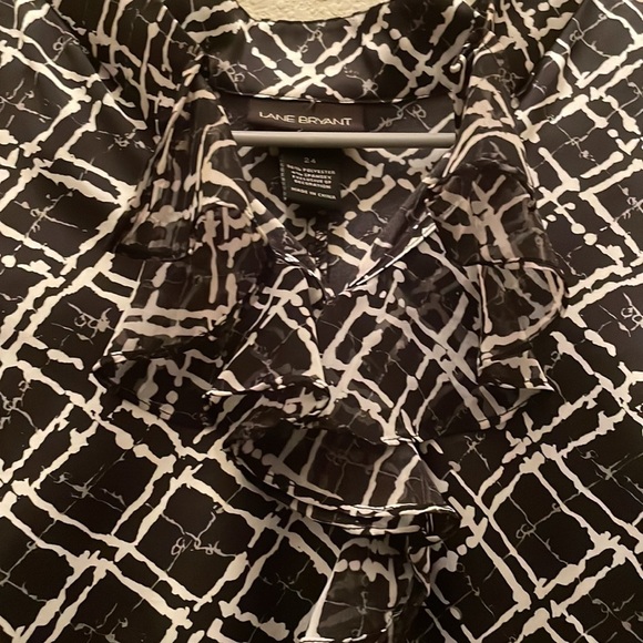 Lane Bryant Ruffle front Too Size 24 - Picture 2 of 3